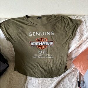 Harley-Davidson Khaki Logo T-Shirt